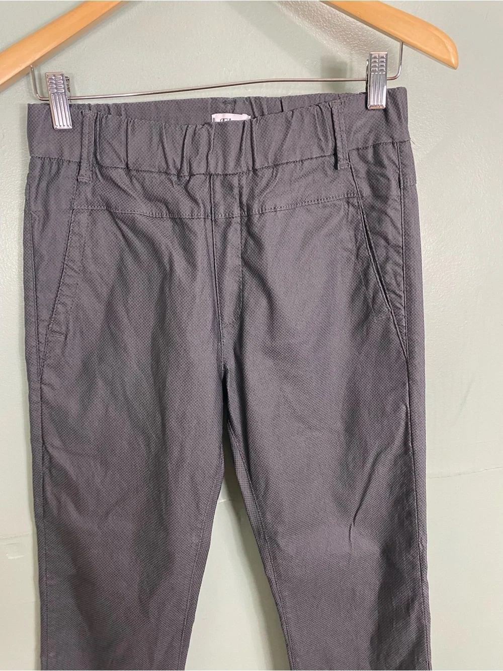 Bevy Flog Dafna Pant Midnight Blue Print Gray Pull On Size 25‎